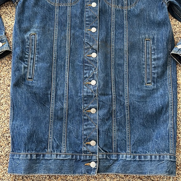 Re/Done Denim Duster Jean Jacket Size S - Picture 5 of 10